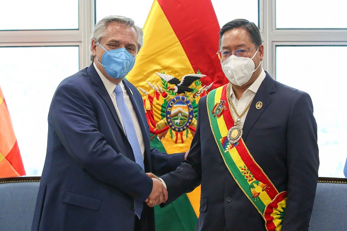 Alberto Fernández en Bolivia llamó a construir la «unidad regional»