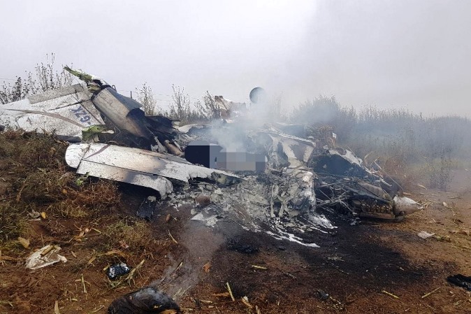 El avión se dirigía desde Mendoza a la localidad bonaerense de Tandil (Foto gentileza Brahian Coria)