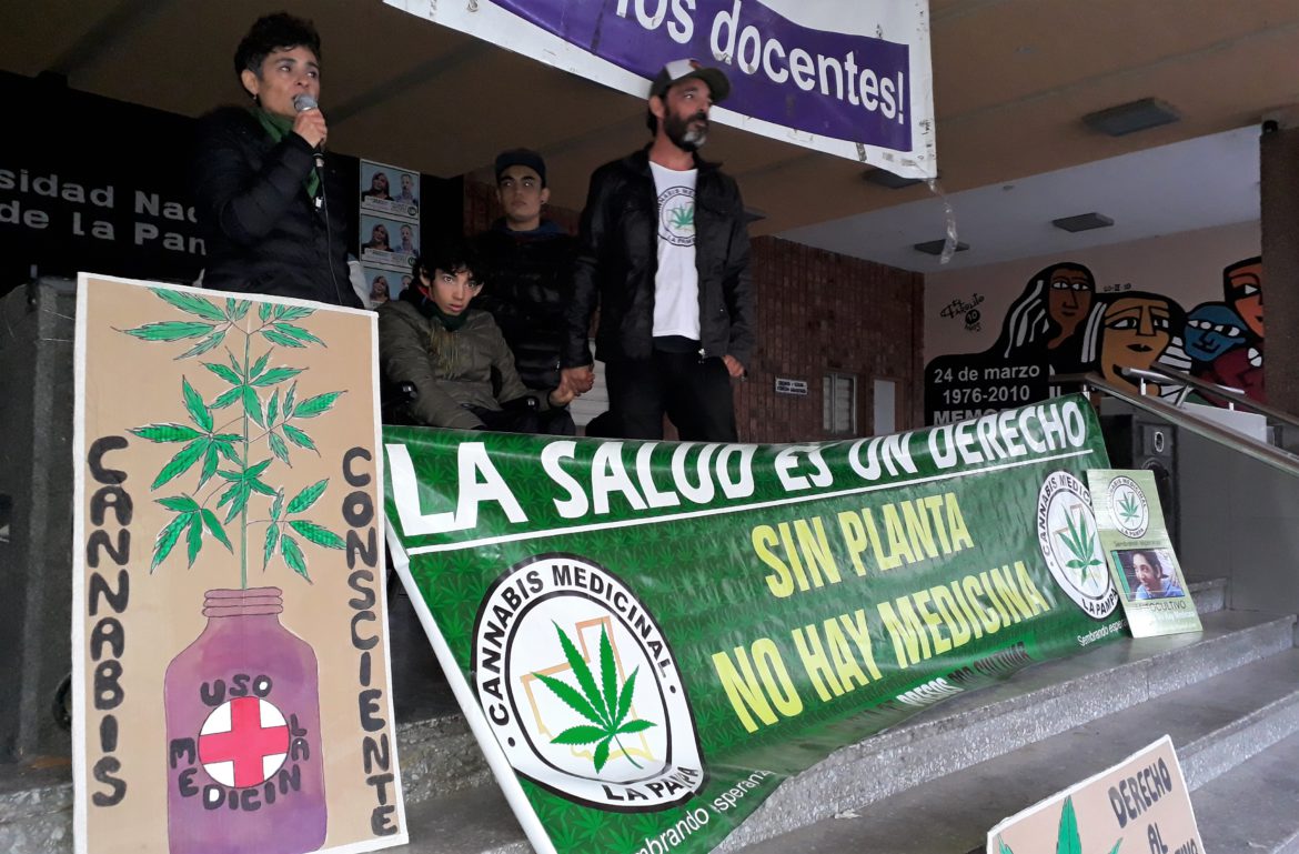 Marcharon en Santa Rosa por el autocultivo de marihuana y por Iñaki
