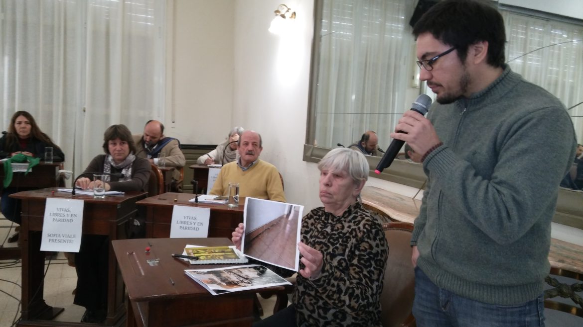 Un reclamo del barrio Atuel en la Banca del Vecino
