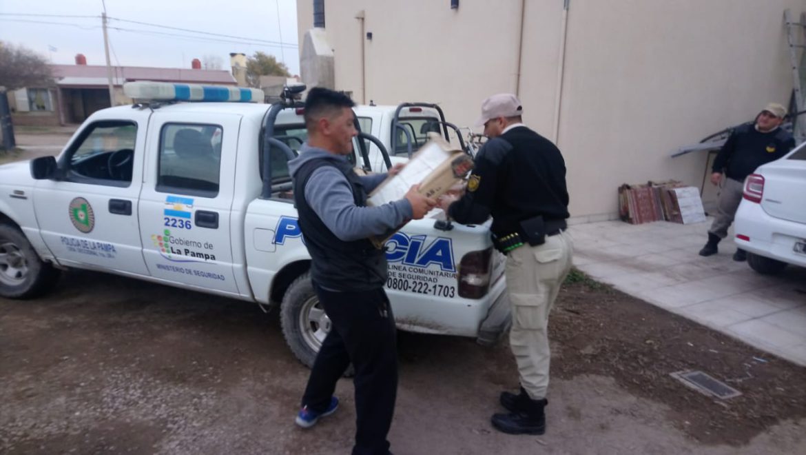 Detienen a dos personas y recuperan elementos robados de obras en construcción