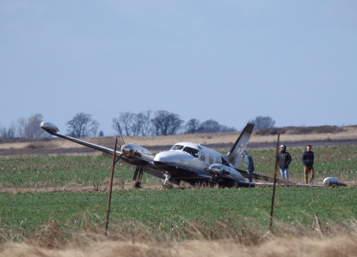 Se despistó un avión al aterrizar en Catriló: no hubo lesionados