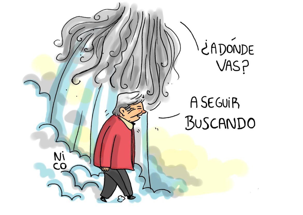 El dibujo de Chicha, que sigue buscando