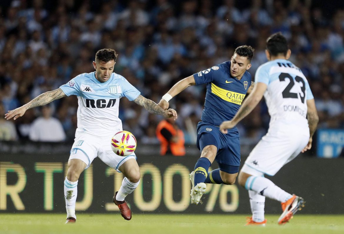 Racing lo ganaba y Boca se lo empató