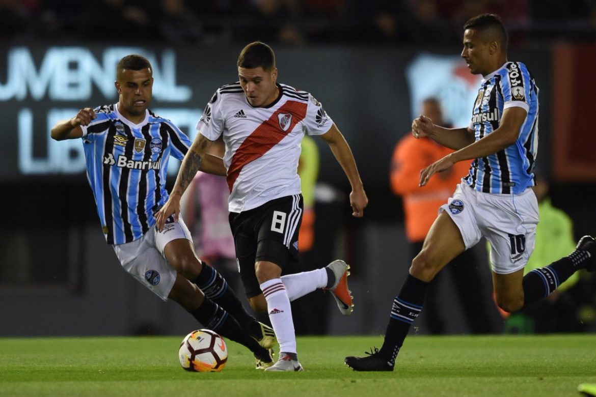River perdió con Gremio y deberá darlo vuelta en Brasil