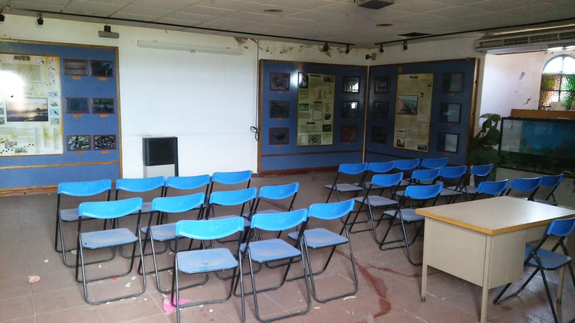 El Centro de Interpretación del Parque Don Tomás, abandonado