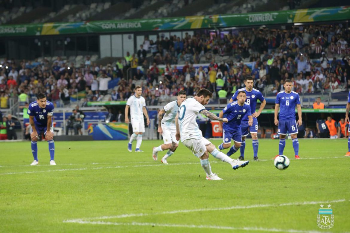 Con gol de Messi, Argentina empató 1-1 frente a Paraguay
