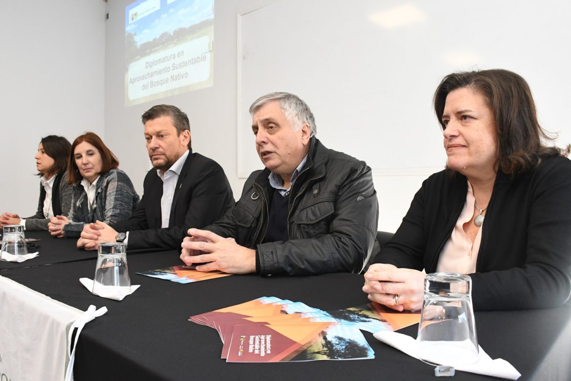 Anunciaron diplomatura en aprovechamiento del bosque nativo