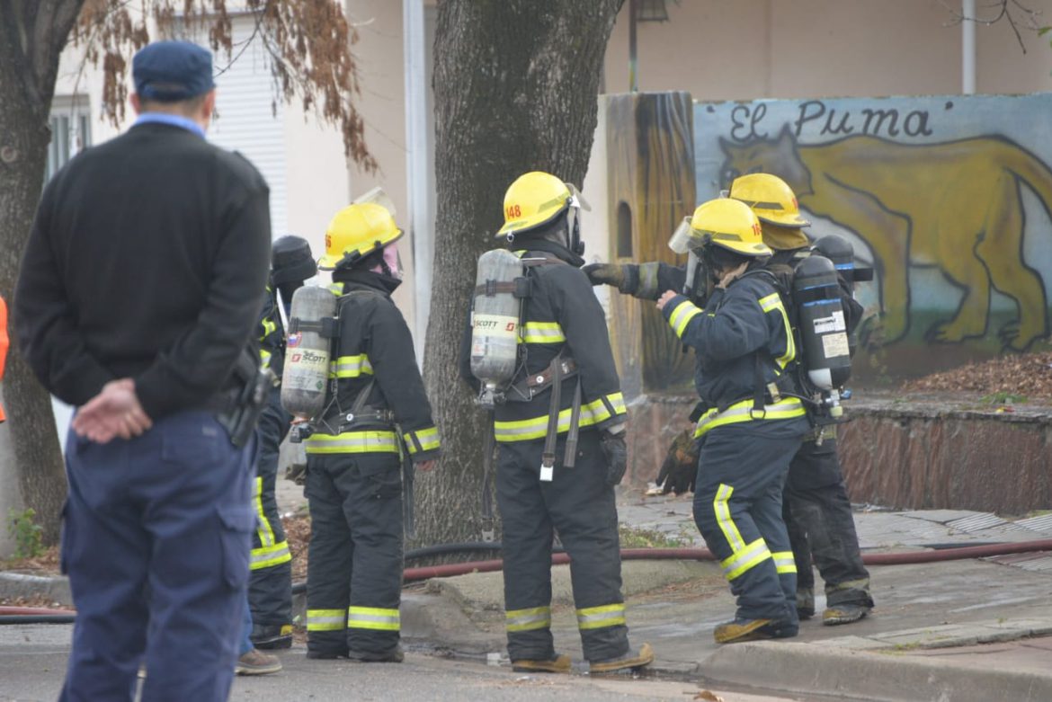 Murió un hombre en un incendio en Pico