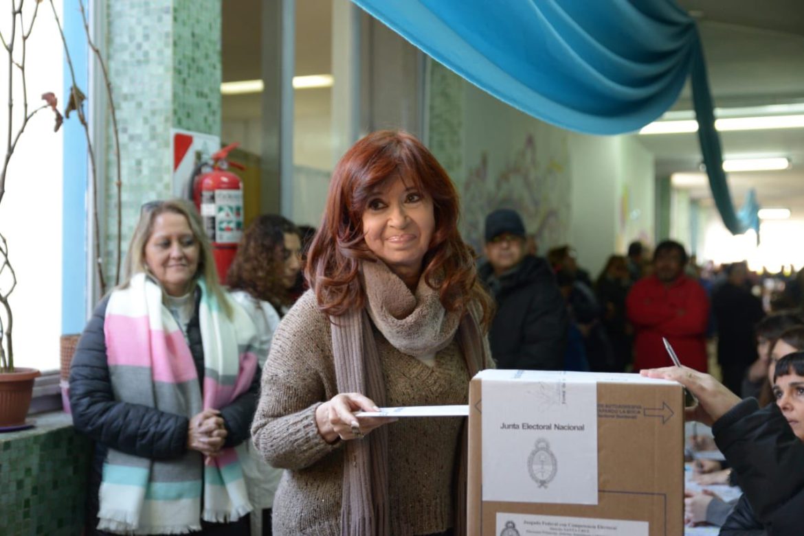 Cristina Kirchner votó en Río Gallegos