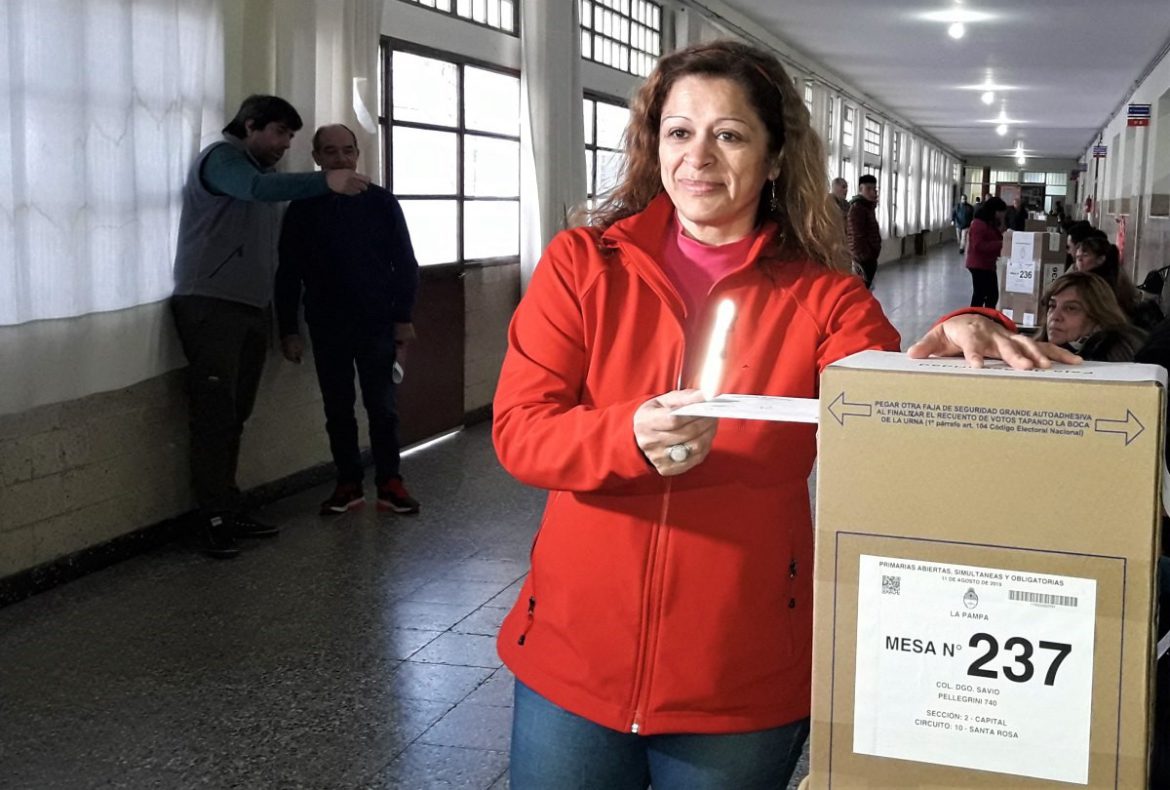 Lupardo dice esperar superar el piso de 1,5% y romper con «la proscripción»