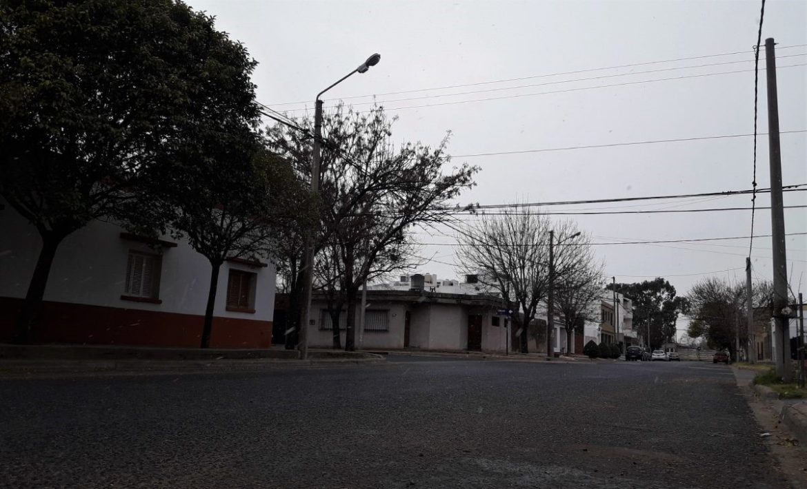 Copos de nieve en Santa Rosa, Castex, Barón, Quemú y Anguil