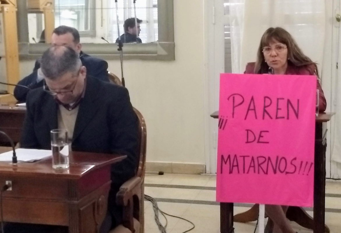 «Paren de matarnos»: concejala pidió declarar la emergencia por violencia de género