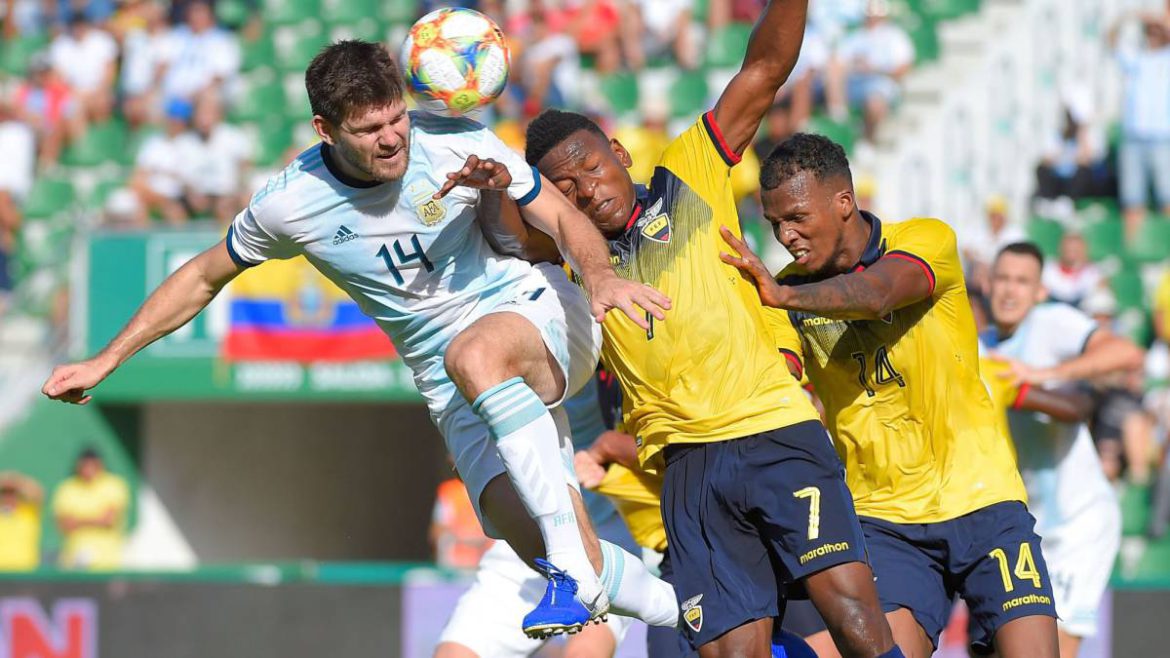 Argentina goleó a Ecuador 6-1 en España