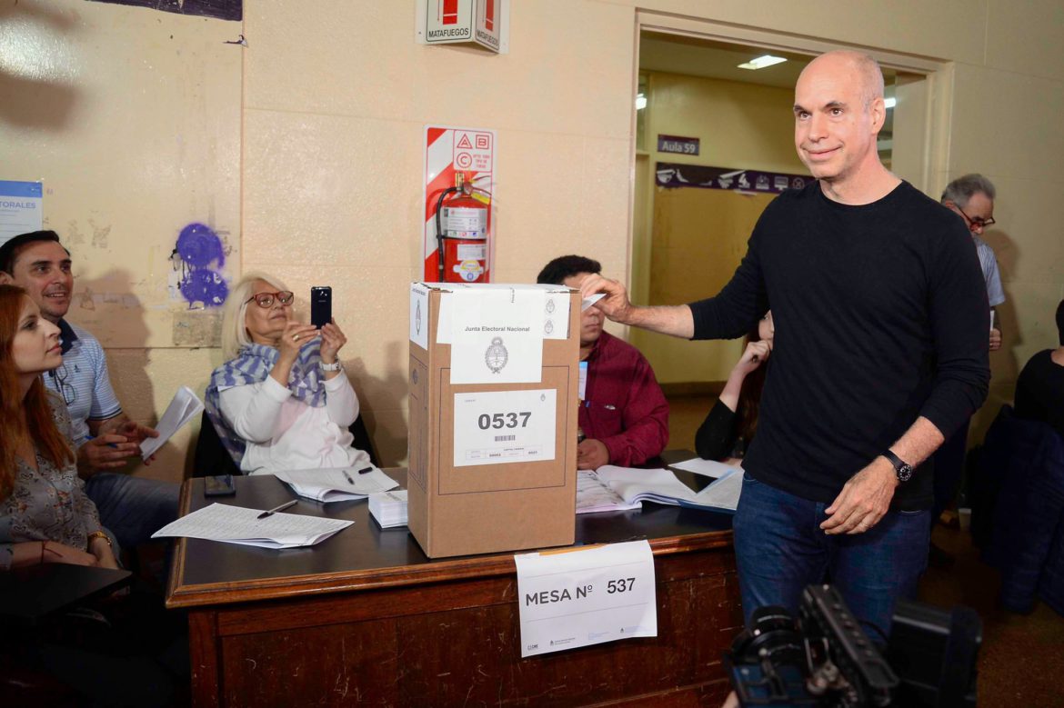 Larreta superó el 50% de los votos y ganó en primera vuelta