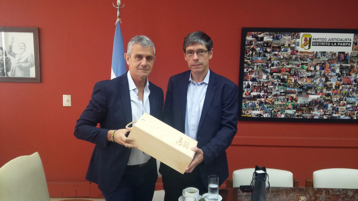 El vicegobernador recibió a Abal Medina