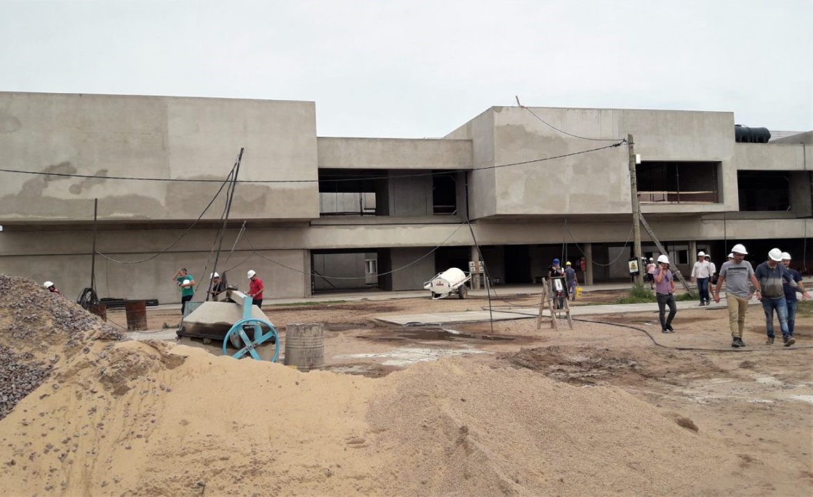 Falta un 42% de la obra del nuevo hospital de alta complejidad de Santa Rosa