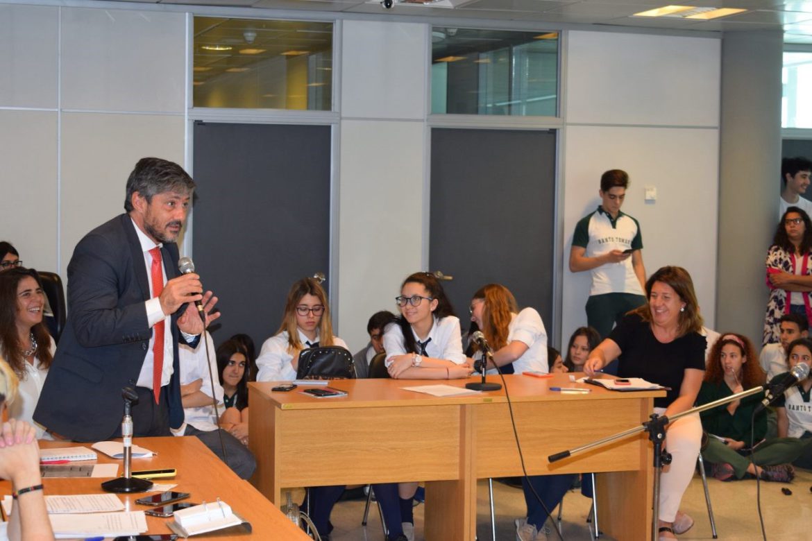 Un simulacro de juicio, con la participación de 100 chicos