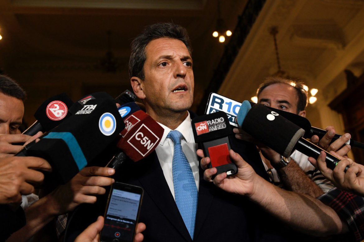 Massa pidió suspensión de las PASO o que se hagan “el mismo día que la general”