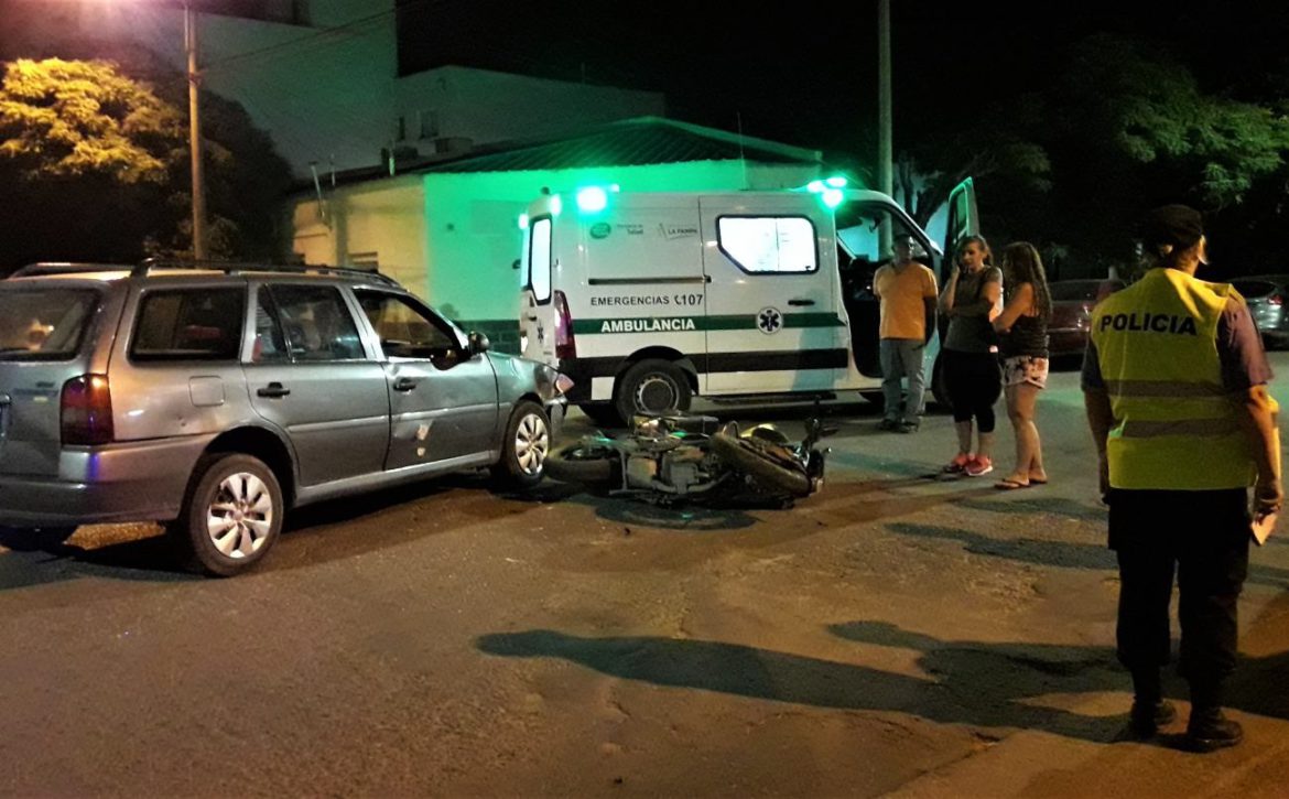 Dos choques de motos en Santa Rosa