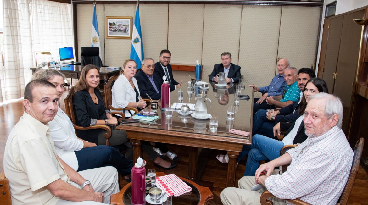 Ziliotto, con la delegación pampeana de la Comisión del Atuel
