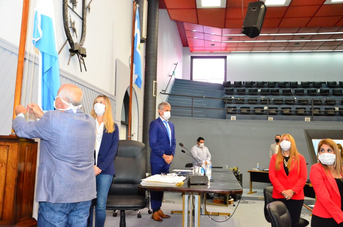 Barbijos en la sesión especial de Diputados