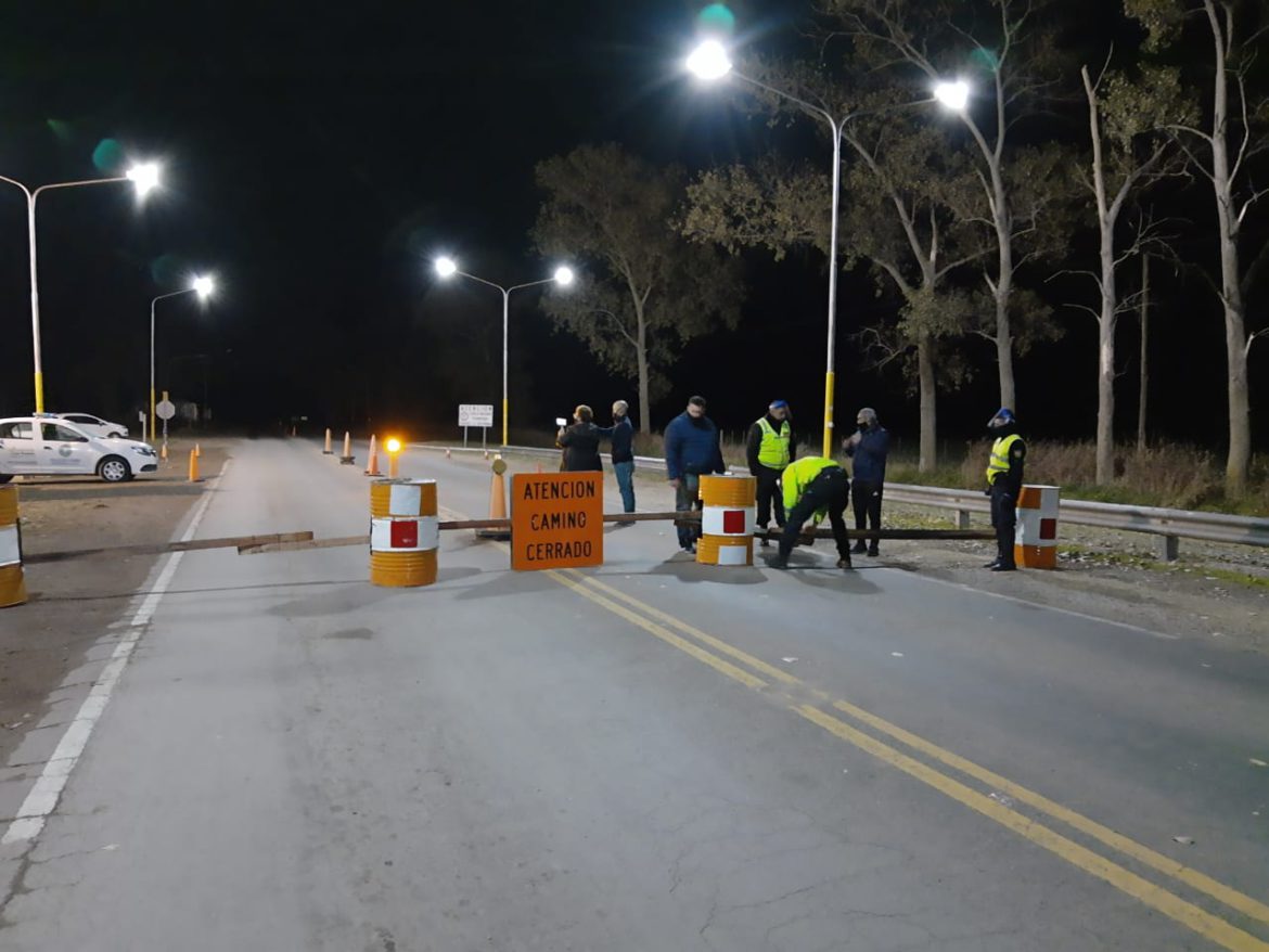 Cuarentena: La Pampa cerró este martes siete puestos camineros