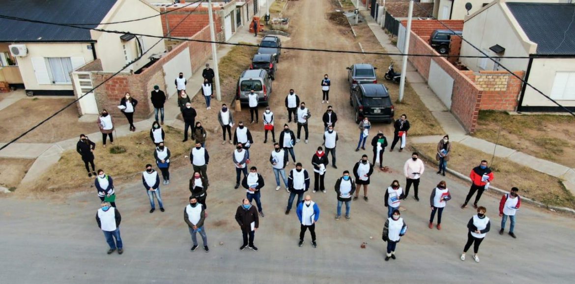 Covid-19 en Santa Rosa: salieron por los barrios a hacer campaña para que se usen los barbijos