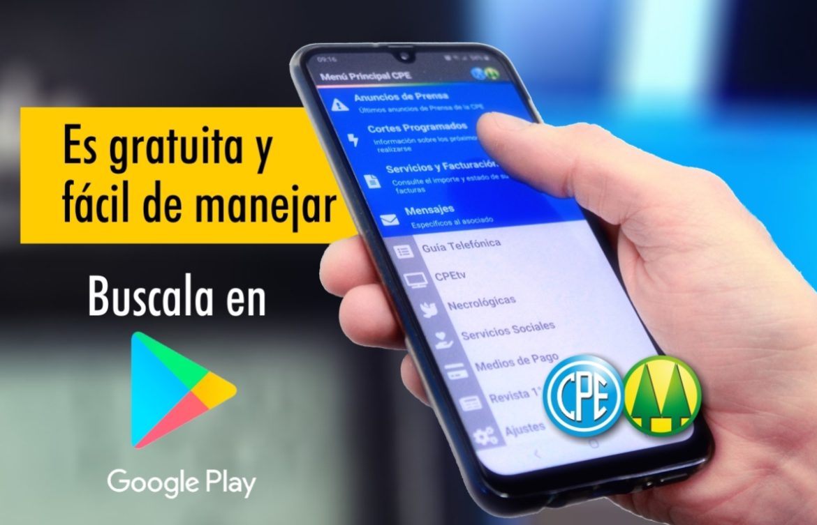 Una nueva versión de la app de la CPE incorpora botón de pago online