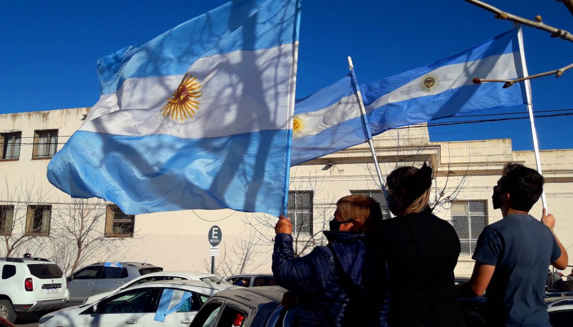 #17A: importante manifestación anticuarentena en Santa Rosa