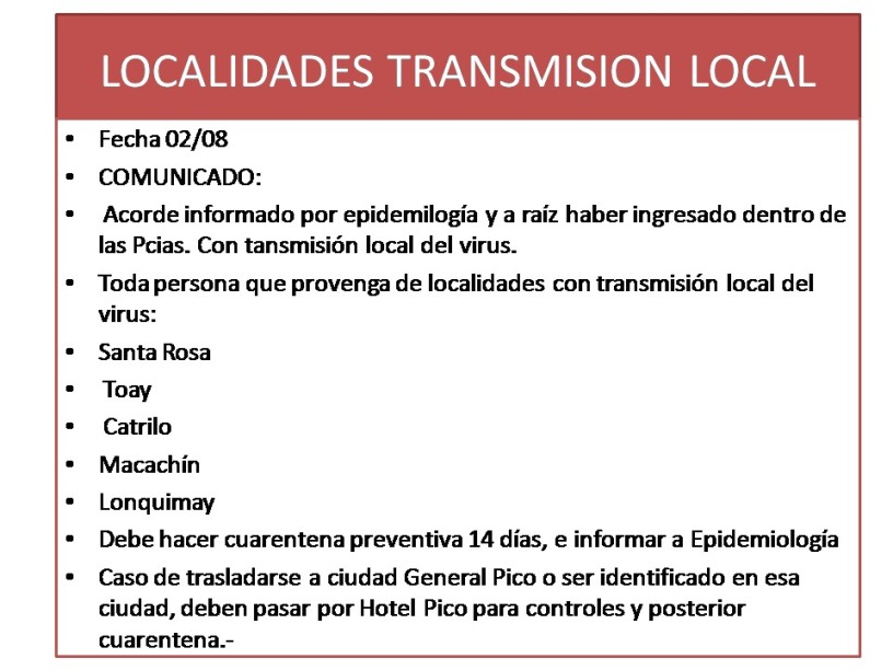 El comunicado difundido este lunes por el hospital quemuense