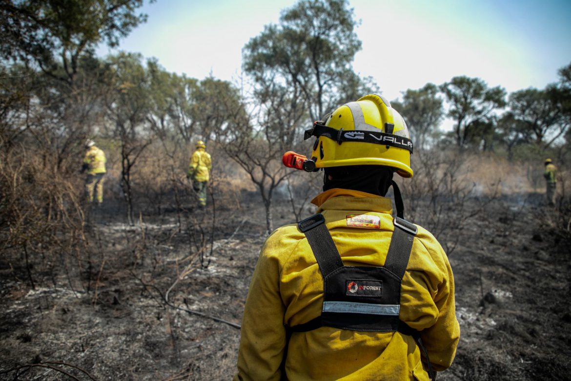 Extinguen focos activos de incendios forestales en Córdoba