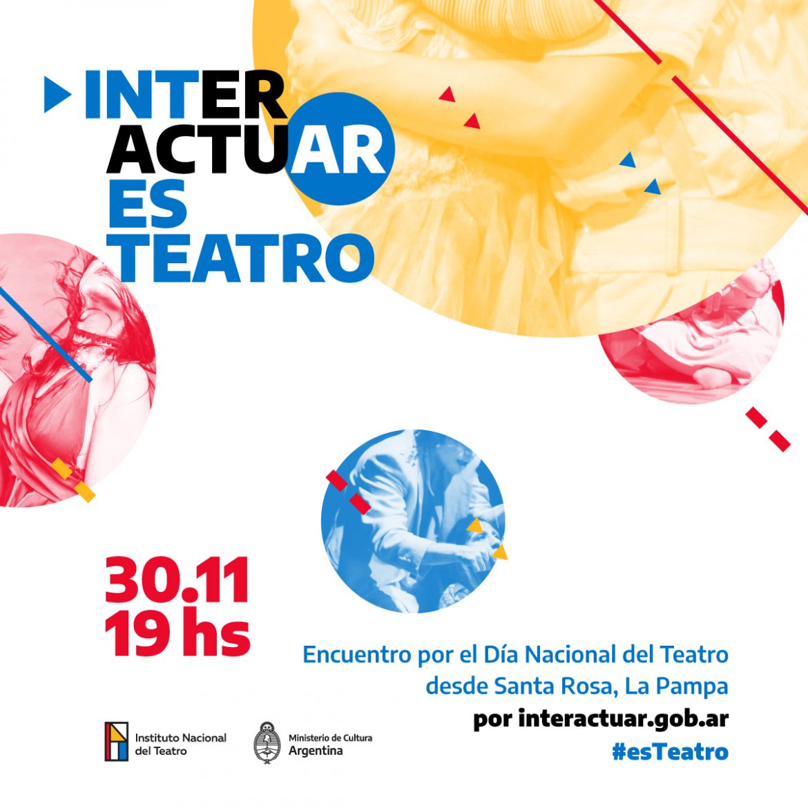 Celebran desde Santa Rosa el Día Nacional del Teatro