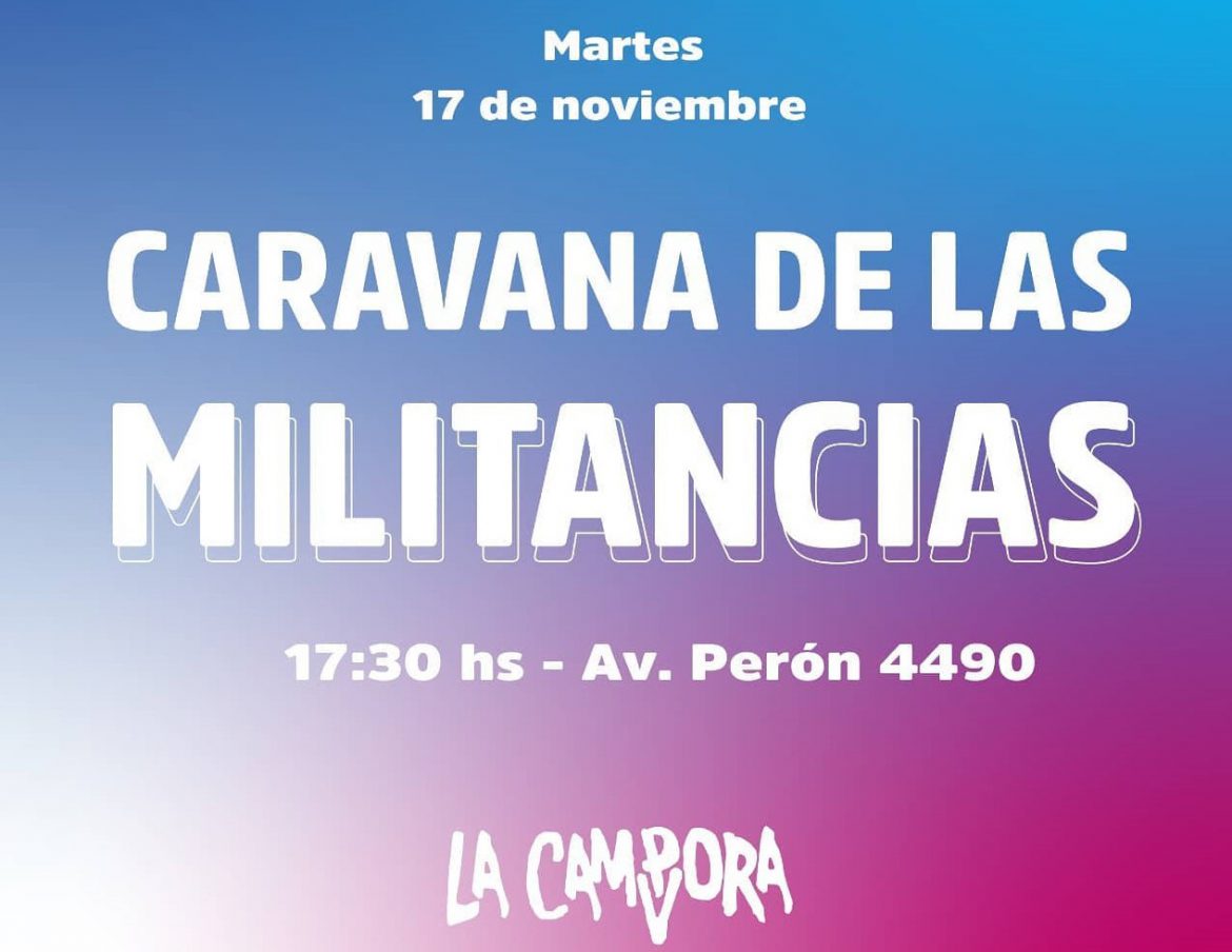 En Santa Rosa también habrá una caravana por el Día de la Militancia