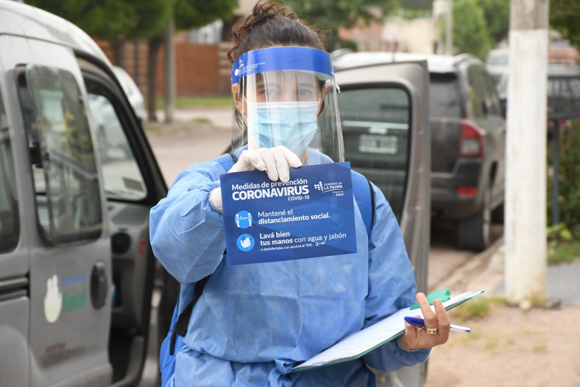 Covid: iniciaron el testeo rápido casa a casa de 10 mil personas en Santa Rosa