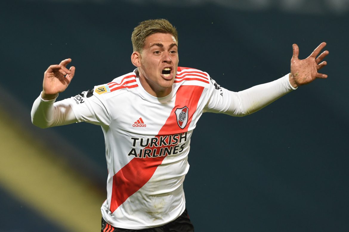 Con un gol del juvenil Girotti, River se impuso sobre Godoy Cruz