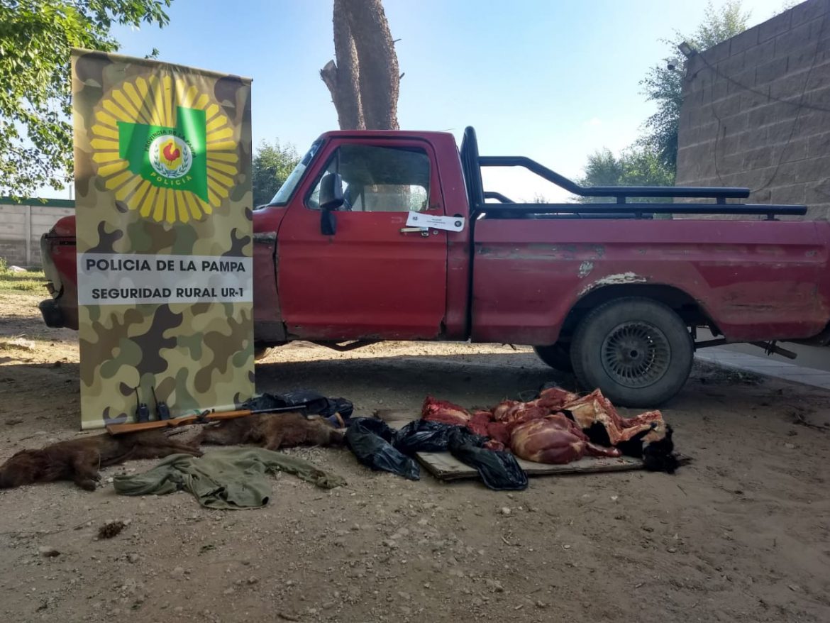 Operativo policial en la ruta 14: dos detenidos por abigeato