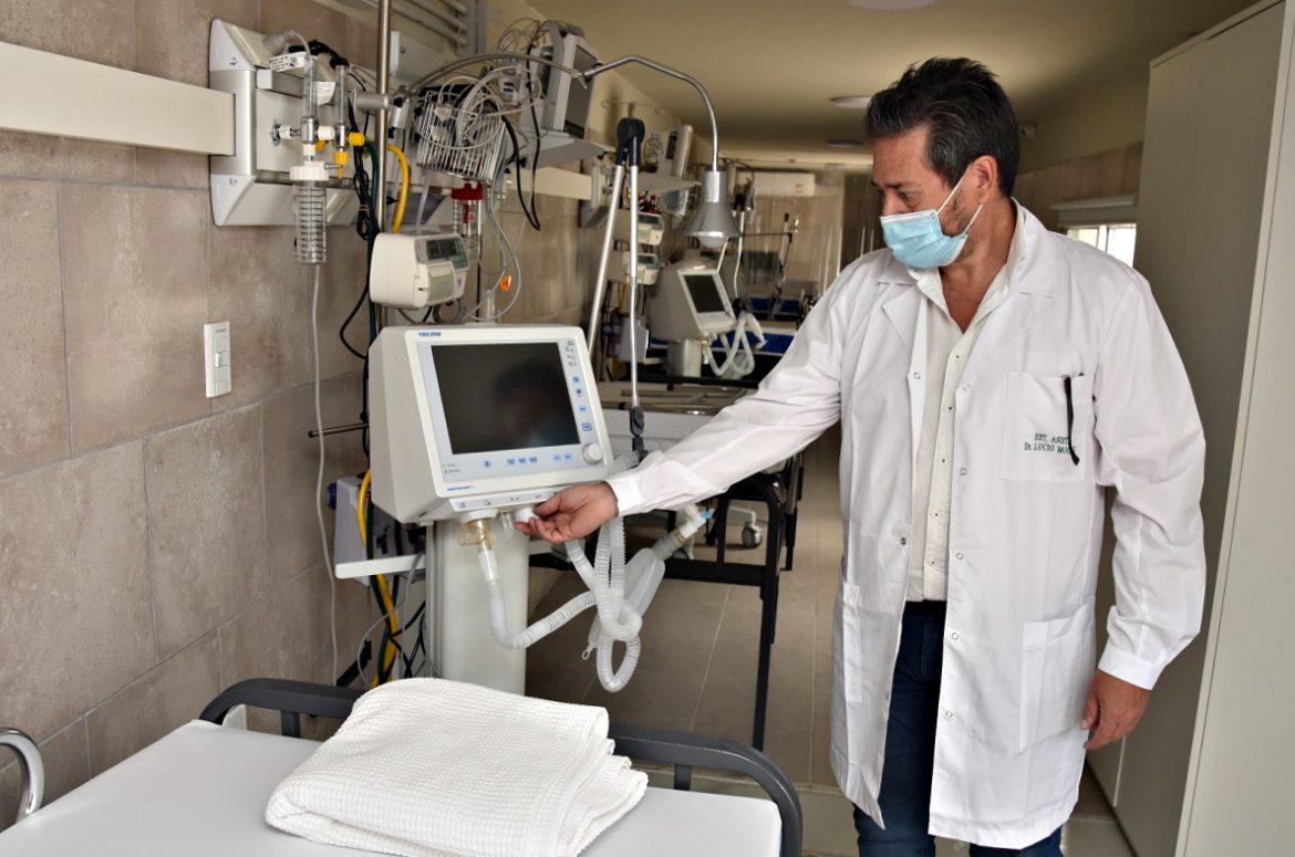 Salud sumó seis nuevos respiradores para el CEAR