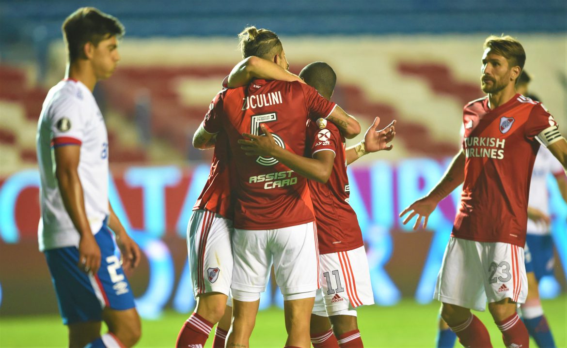 River le metió 6 a Nacional y pasó a la semifinal de la Libertadores