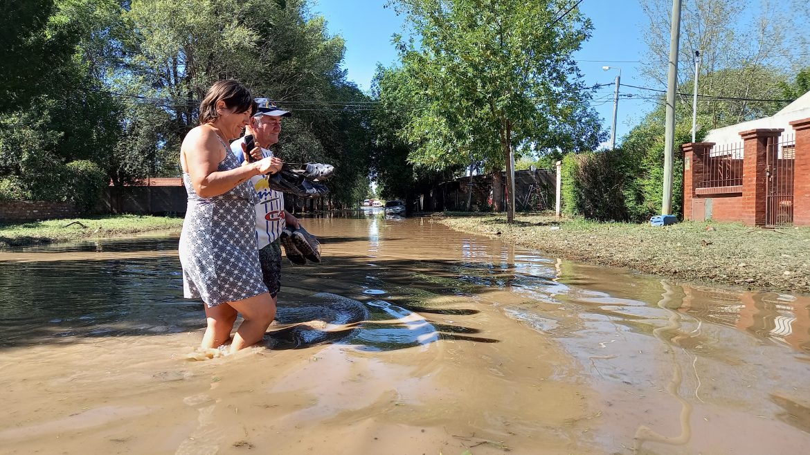 El barrio Malvinas Argentinas, el día después de la inundación