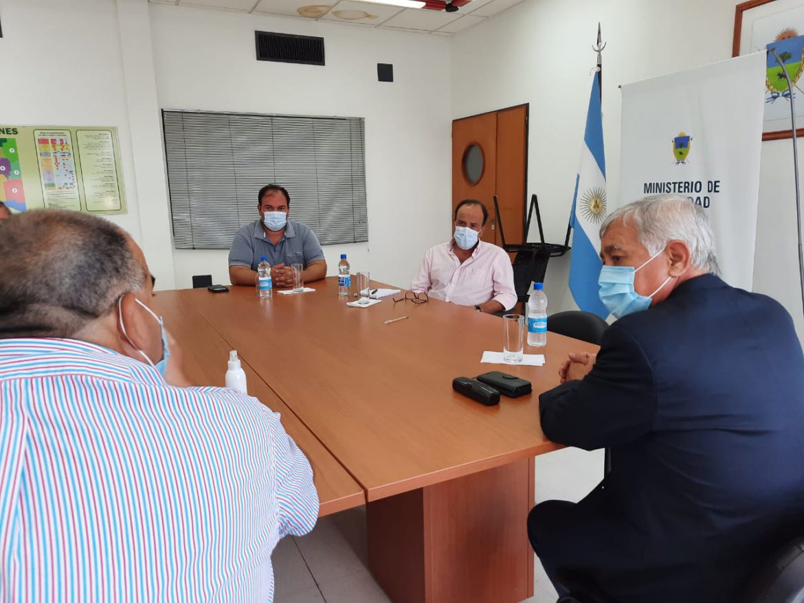 Seguridad se reunió con el titular del Consejo Nacional de Bomberos Voluntarios