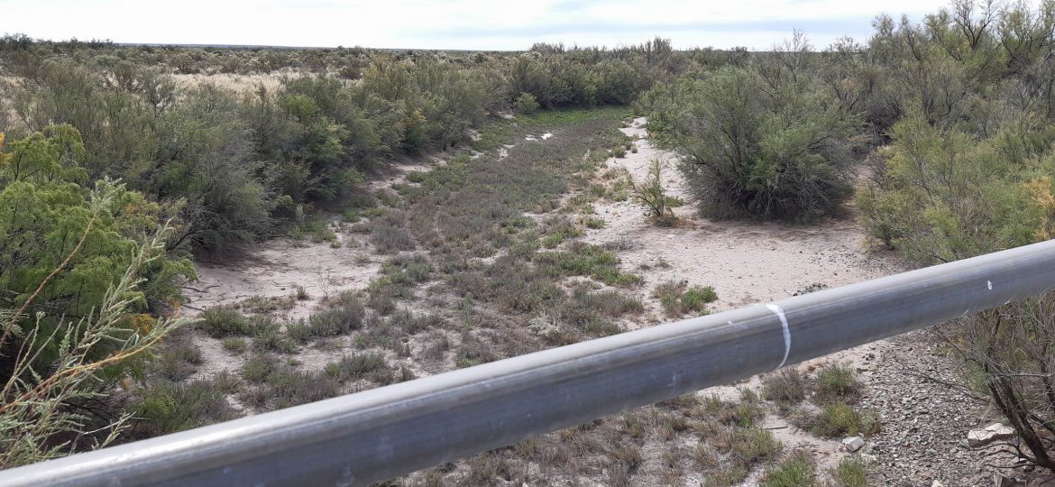 Constatan la falta de agua en el río Desaguadero- Salado