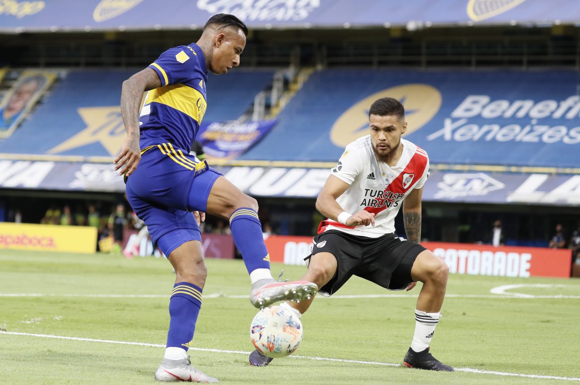 Boca y River empataron 1 a 1 en la Bombonera