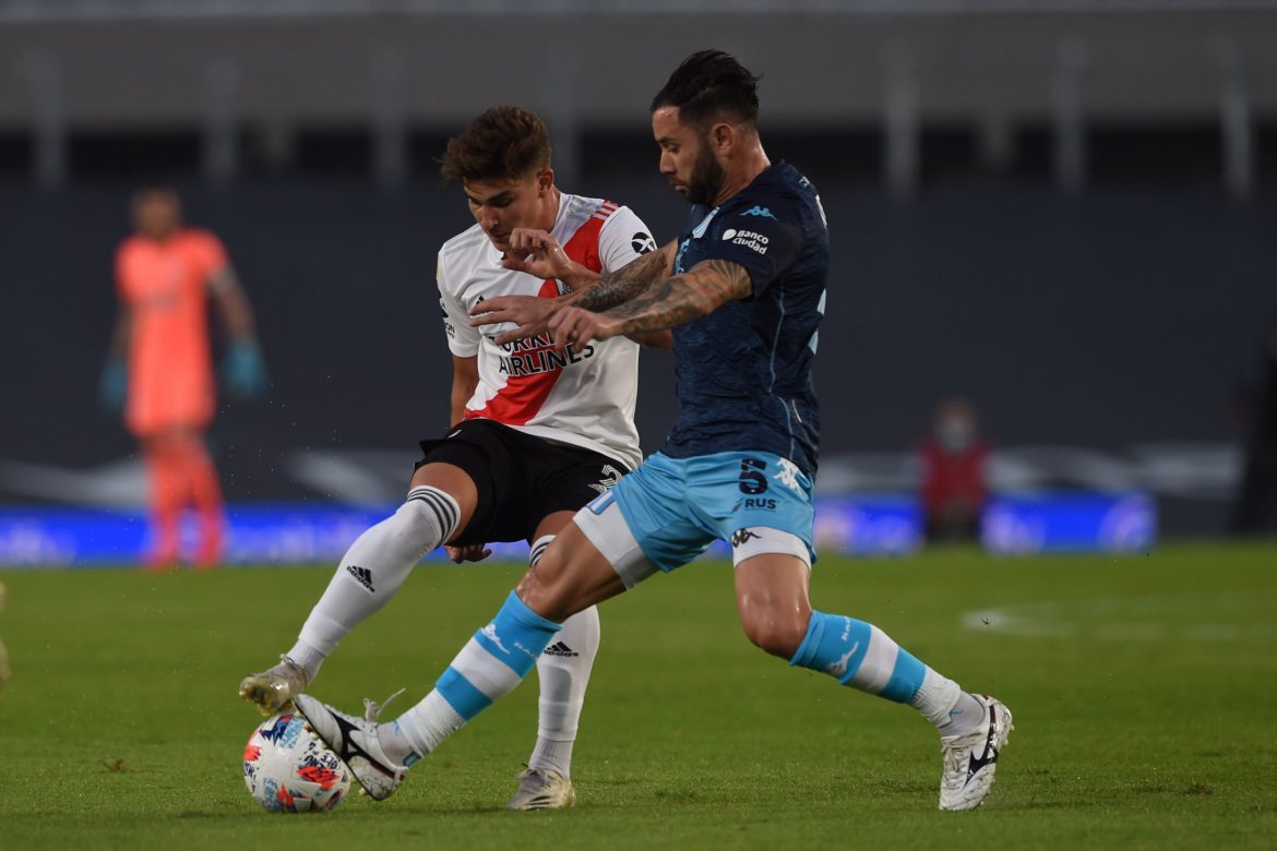 River no pudo lastimar a Racing y empataron 0-0