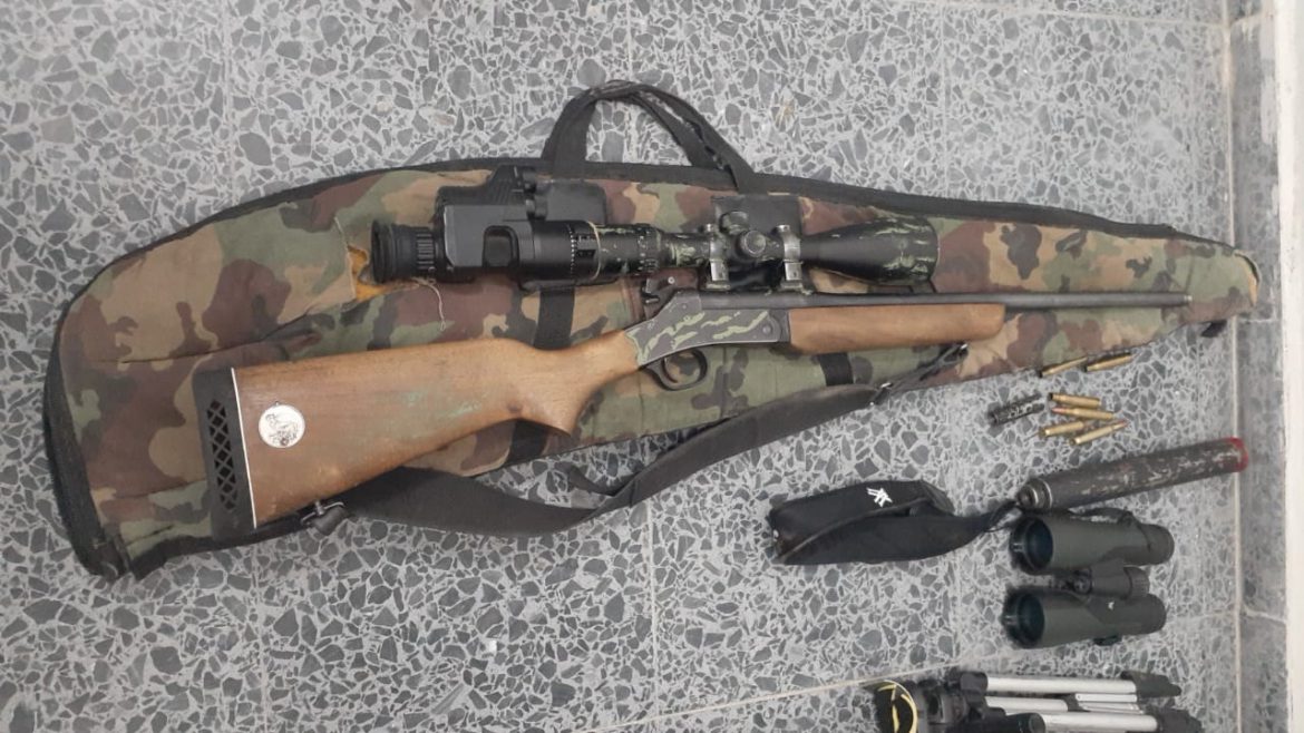 Secuestran un arma y elementos de caza