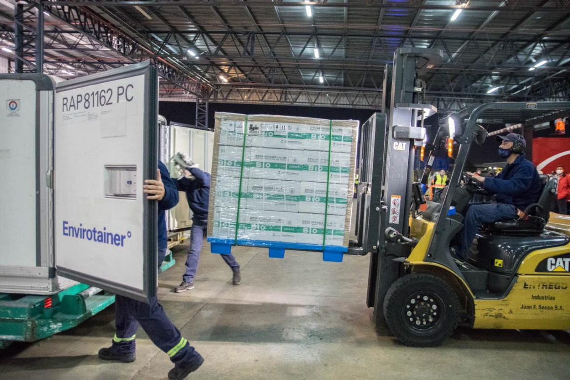 La Pampa recibió otras 20 mil dosis contra el coronavirus