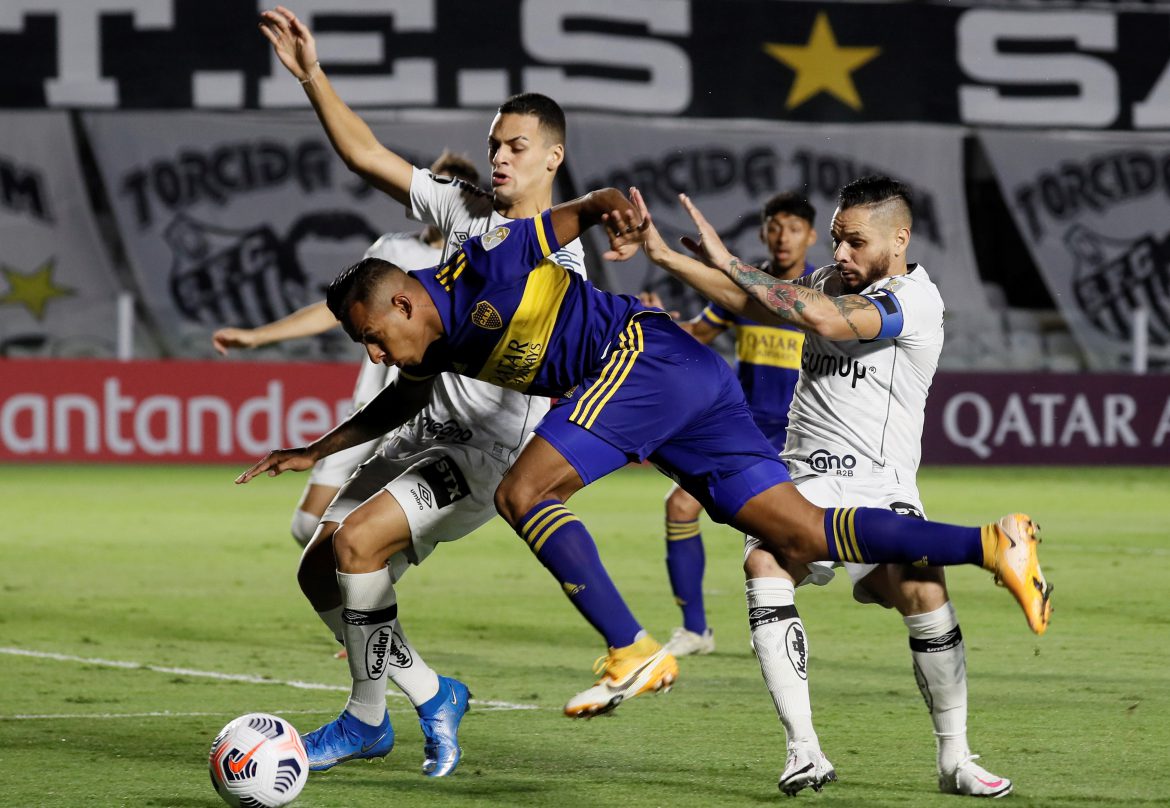 Boca perdió contra Santos y llegará al Superclásico con tres caídas en fila