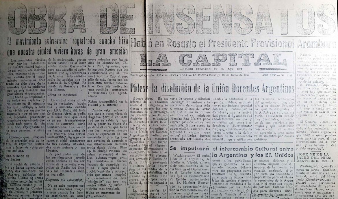 Revolución del 56: asado entre enemigos, los que llegaron tarde y actores llorando