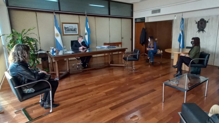 El gobernador Sergio Ziliotto se reunió con la secretaria de Promoción Turística de Nación