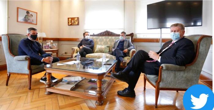Ziliotto se reunió con el ministro de Desarrollo Social, Juan Zabaleta